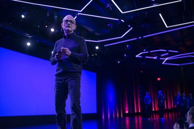 Microsoft présentation scène