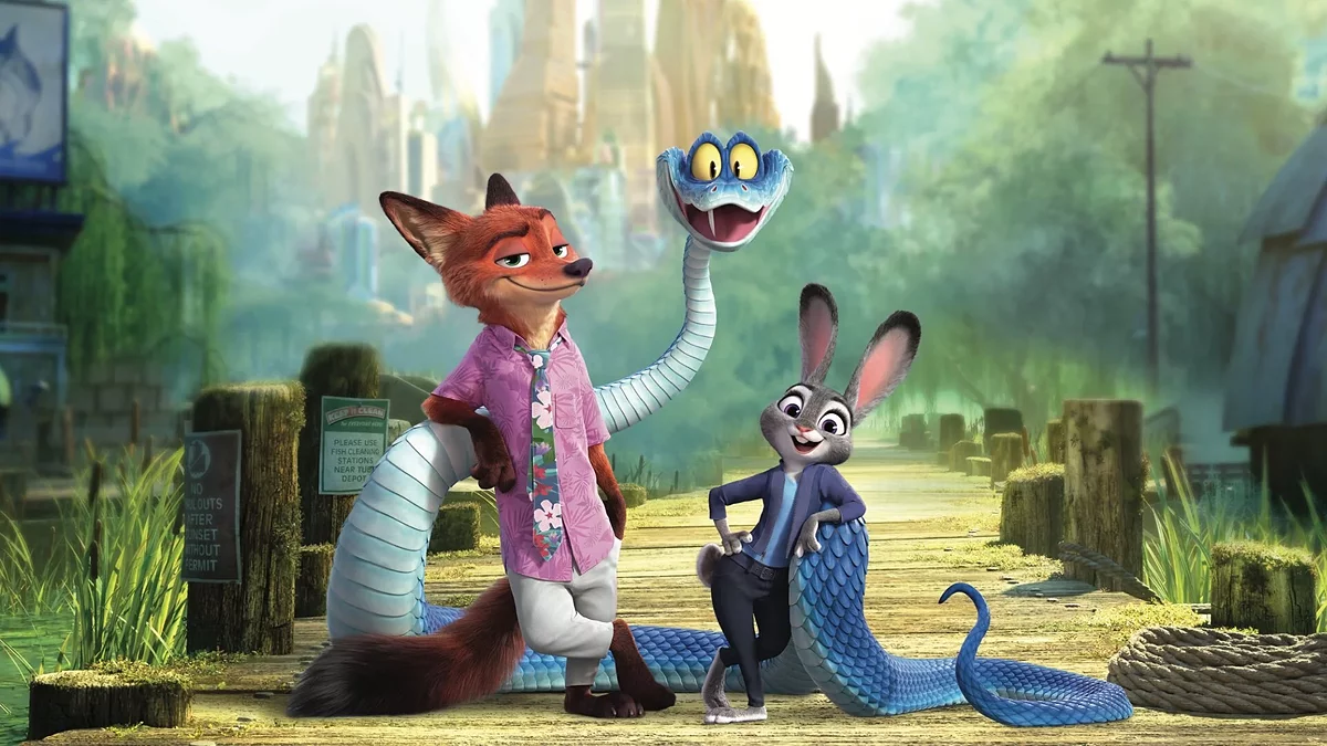 Premières images de Zootopia 2 : de nouveaux animaux et Gary, le serpent incarné par Ke Huy Quan