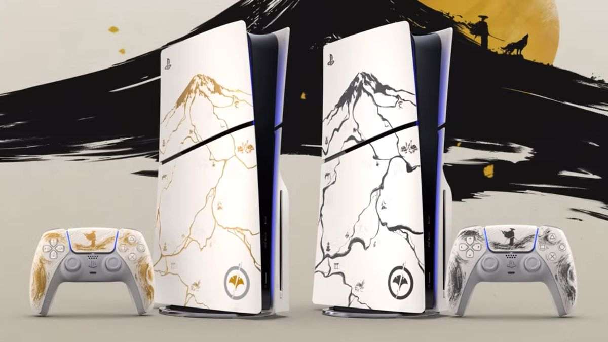 Sony dévoile deux PS5 collector aux couleurs de Ghost of Yōtei