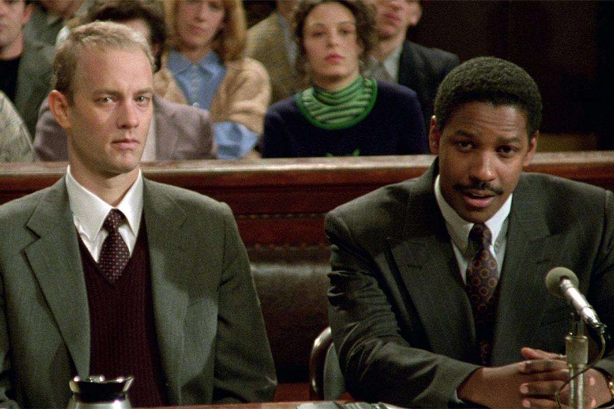 Sur le tournage de « Philadelphia », Denzel Washington n’a cessé de piéger Tom Hanks