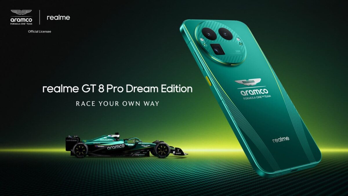realme GT 8 Pro Dream Edition : une version collector avec design personnalisable typée Formule 1
