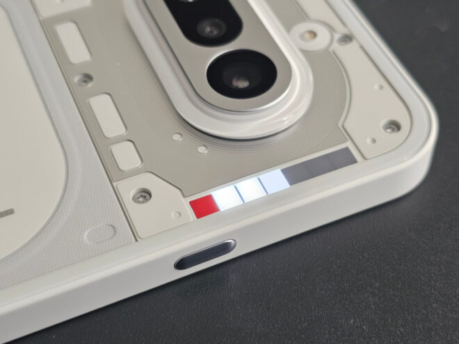 Glyph Bar du Nothing Phone(4a)