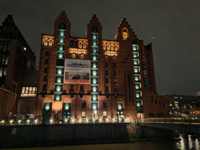 Photo de nuit prise au Honor 600