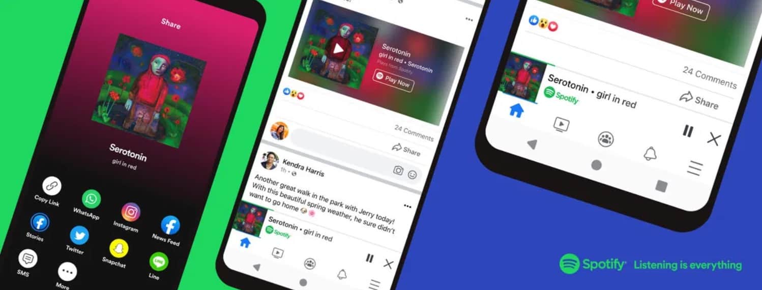 Spotify launches Mini-Player in the Facebook app