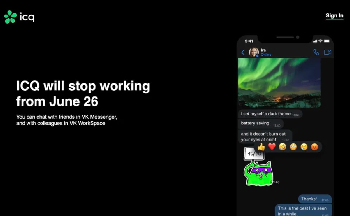 Regarder la vidéo Attention (nostalgie) : ICQ cessera ses activités le 26 juin