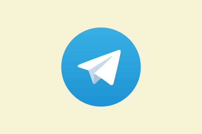 Image d'illustration. App telegram