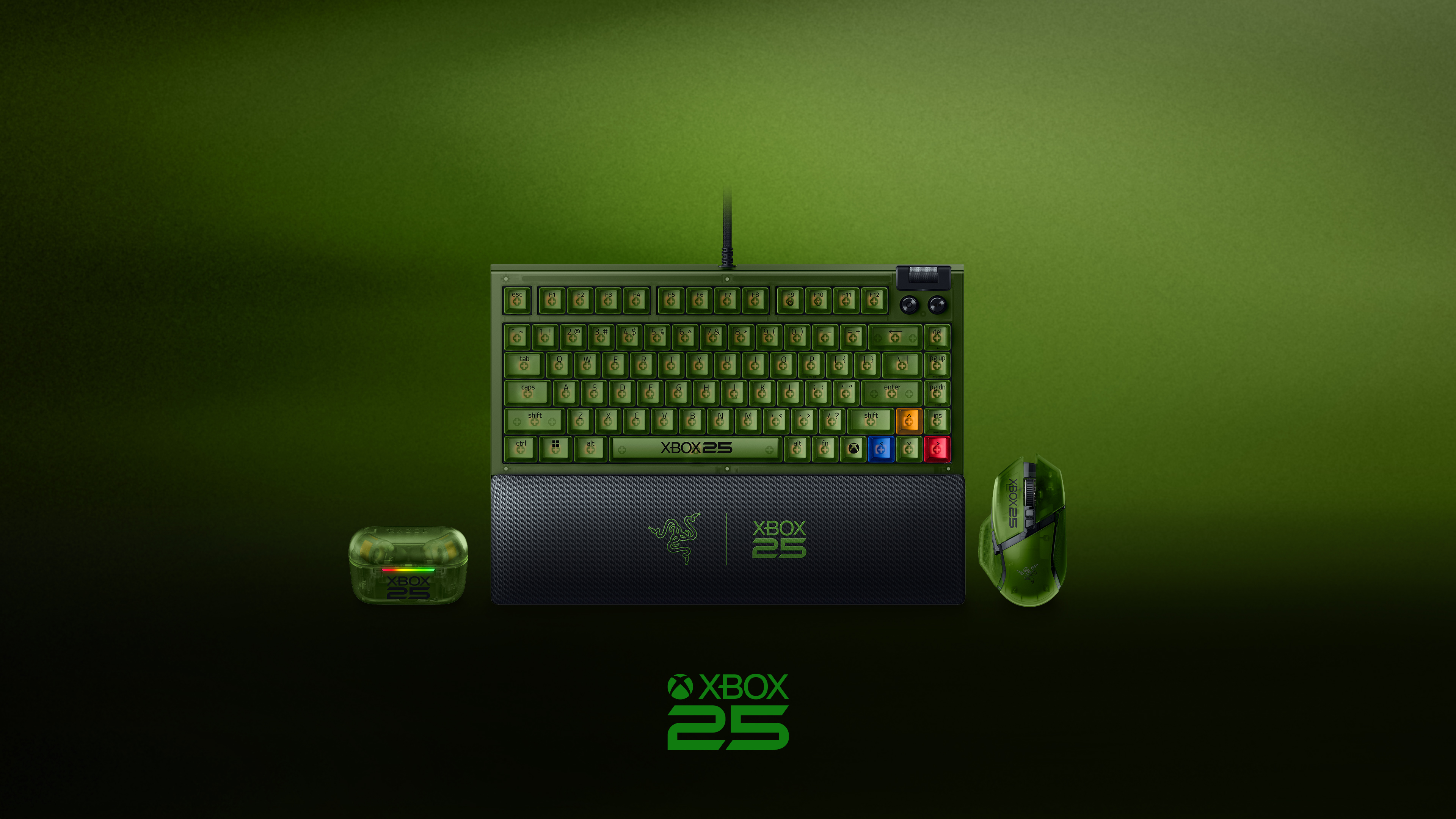 La collection Xbox 25 Anniversary de Razer