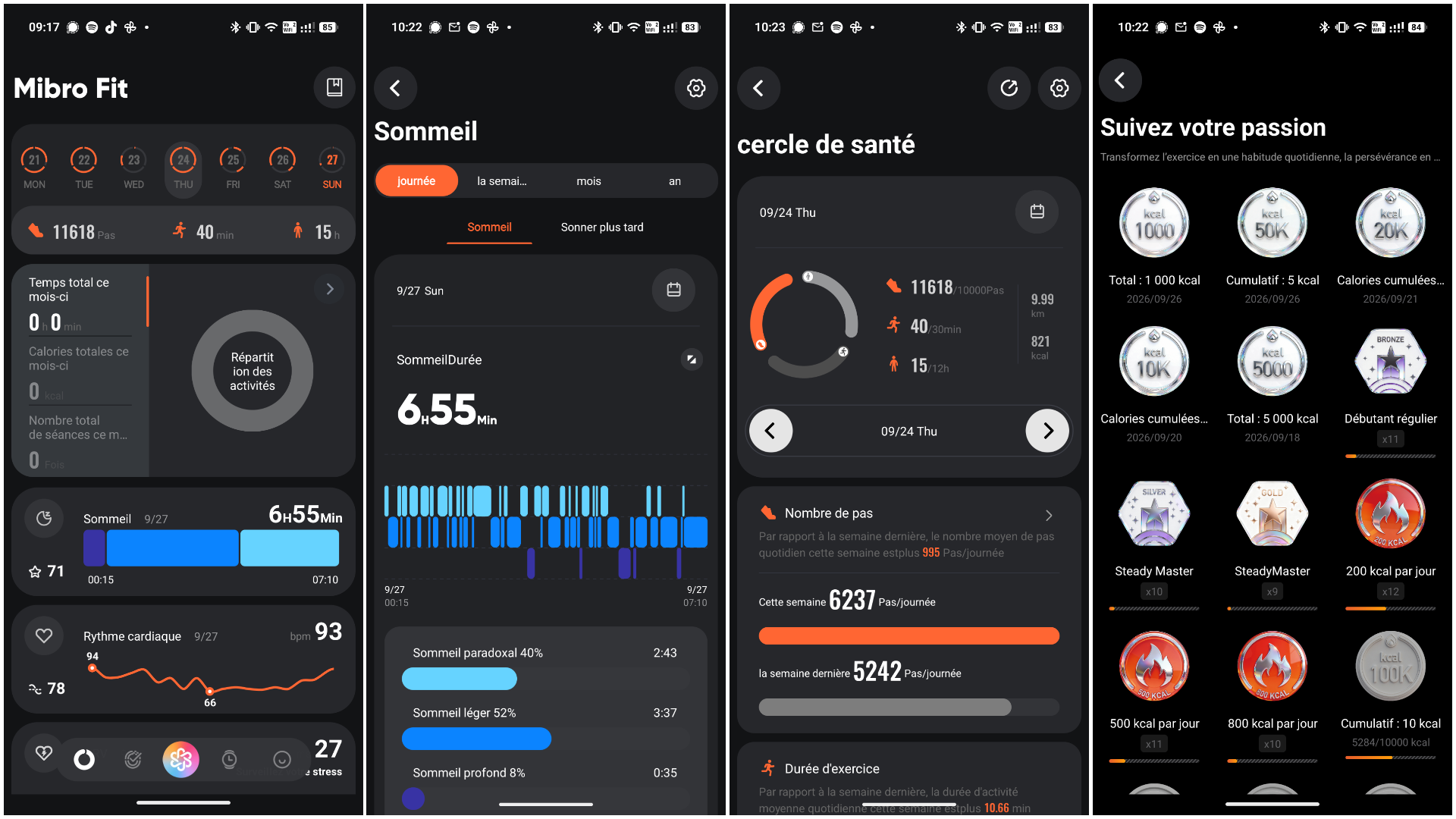 Application Mibro Fit