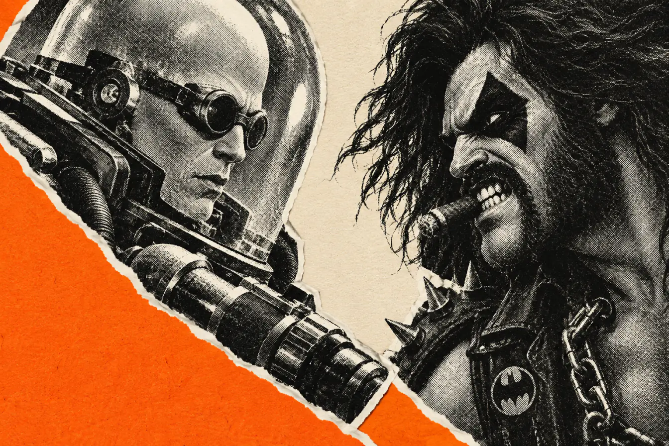 Mister Freeze et Lobo se font face