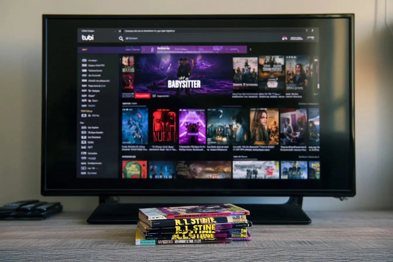 Téléviseur Tubi avec The Babysitter